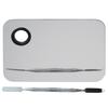 Cnomg Palette for Cosmetics and Stainless with Palette Stick Makeup, Steel,