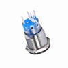 19mm 12V24V Waterproof Stainless Selflocking  ing Push Button Power   Red LED