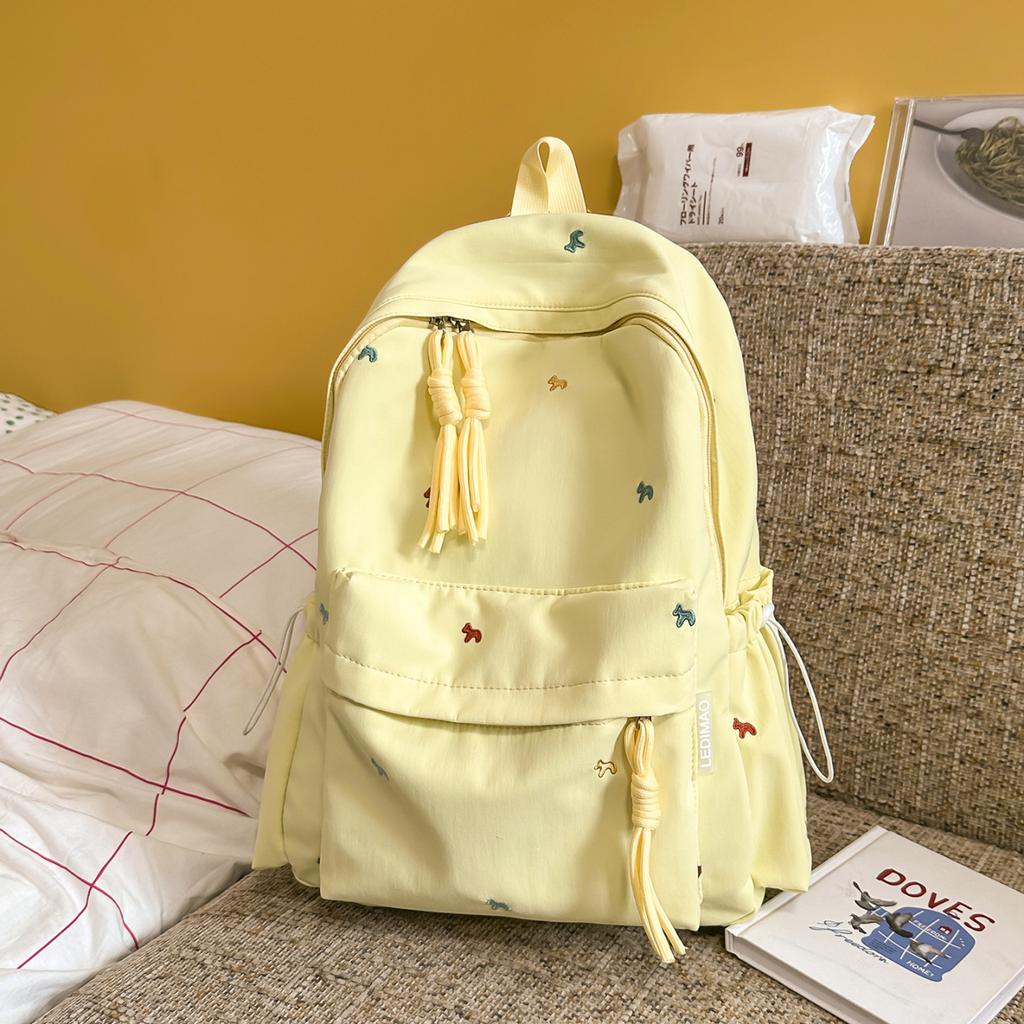 Schoolbag New High-value Small Fresh Cute Soft Girl Travel Backpack Japanese Ins Fashionable Sweet Primary School Backpack