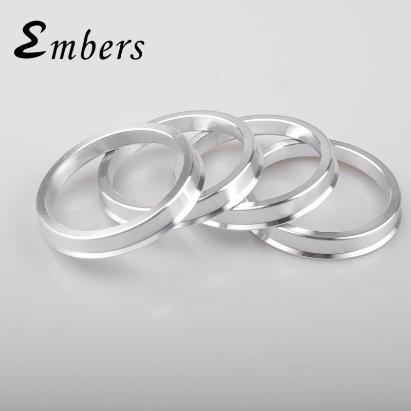 Aluminum Alloy 4PCS Wheel Hub Center Ring Car Wheel Bore 67.1-54.1,67.1-56.1,67.1-57.1,67.1-60.1,67.1-65.1,67.1-66.6