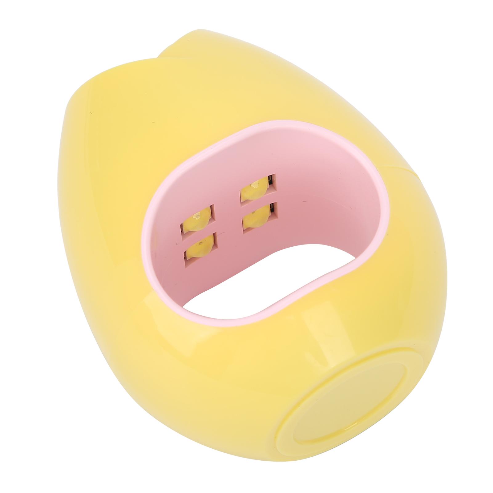 

Portable Nail Dryer Lamp Single Finger UV Gel Dryer Nail Curing Machine Manicure ToolsYellow жёлтый