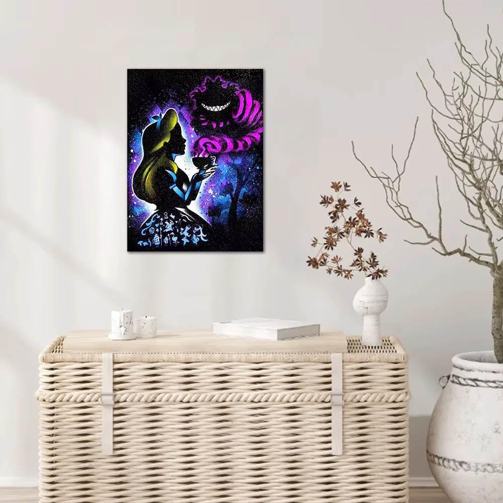 Stitch Diamond Painting Disney Prinzessin 5D DIY Vollrund_Quadrat Mosaik Stickerei Kinderzimmer Dekoration Handgemachtes Geschenk