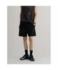 Garment-Dyed Boxer Fit Pants - Black