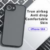 For iPhone 16e Case PC+TPU Matte Phone Cover with Anti-Drop Airbag
