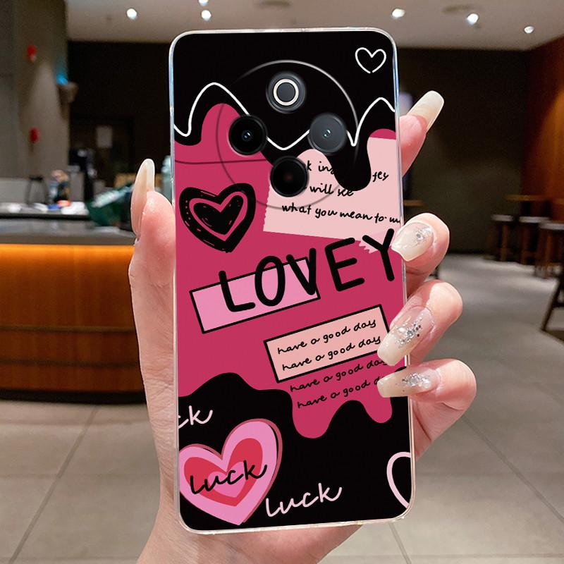 Shockproof Soft Phone Case For Vivo iQOO Z10/Y300 Pro/Y300 Pro+ Plus/T4 Unique Design Elegant Pattern TPU Transparent Casing
