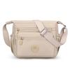 Women's Bag Multi-Layer Zipper Shoulder Bag Nylon Crossbody Bag
