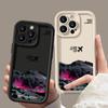 For iPhone 16E 15 Pro Max 14 Pro 13 12 11 XR XS 8 7 Cover Airplane Mountain Pattern Lens Protection TPU Shockproof Soft Silicone Phone Case Shell
