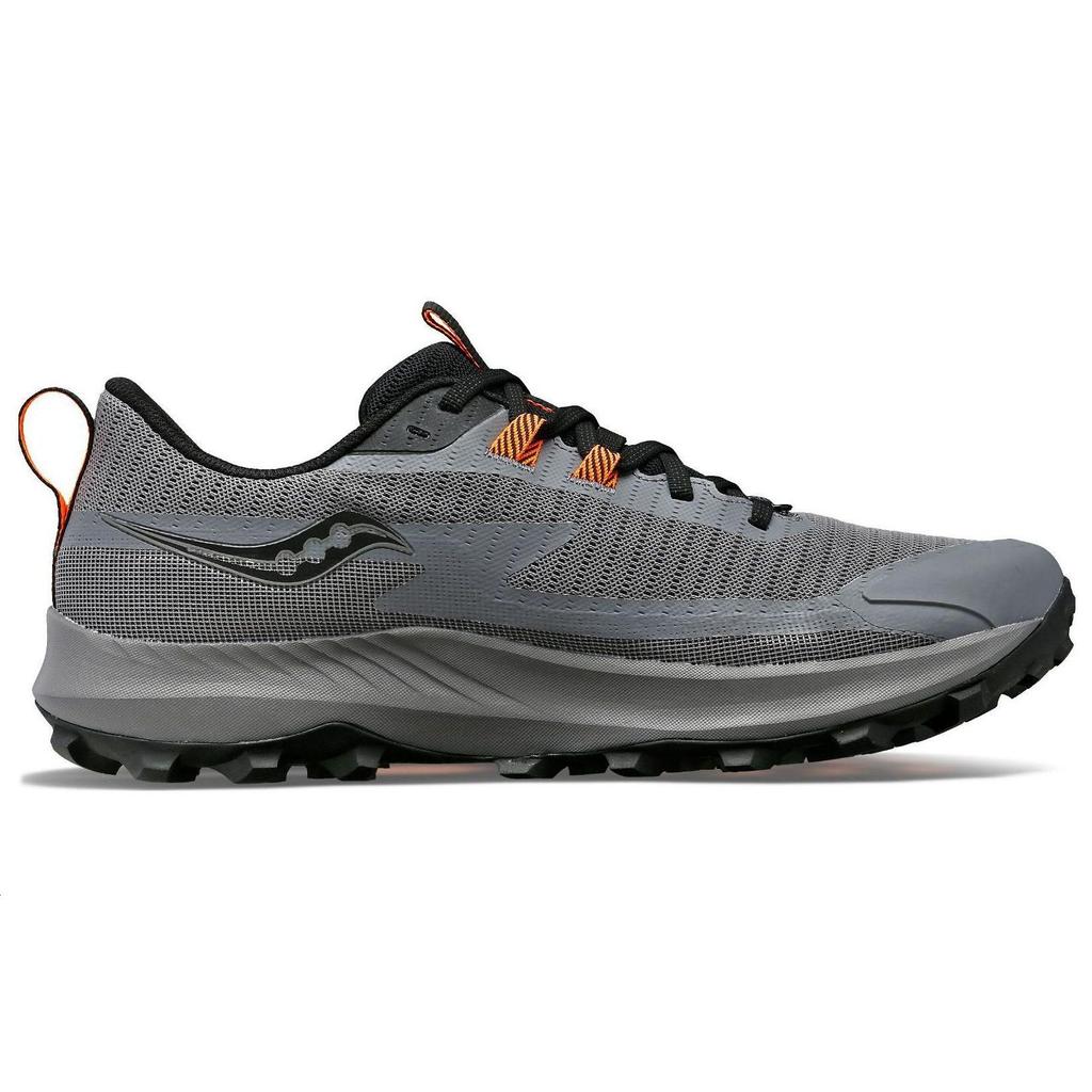 SAUCONY Peregrine 13 GORE-TEX Gravel Orange Men Sneakers Grey Black S20841-05