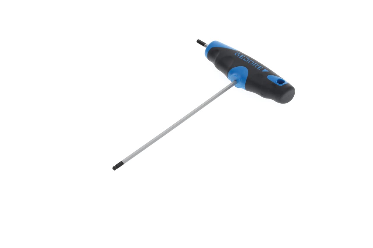 

Gedore Ball Point Hex 2498618 T-Type Wrench, DT2142, 3mm,