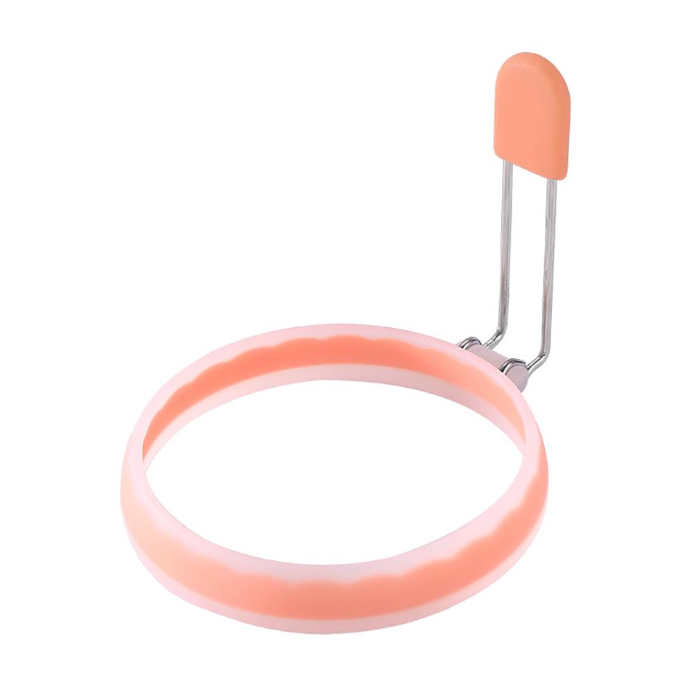 New Silicone Nylon Egg Ring Round Omelette Burger Patty Mold Translucent Frying Baking Practical Tool Sense of Ritual Egg Ring