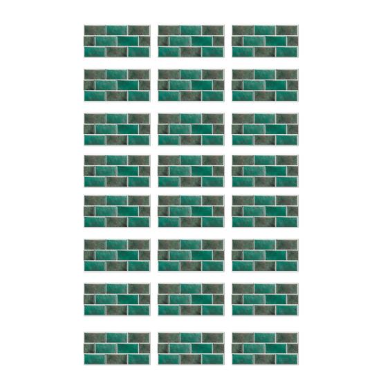 Removable Bathroom Wall Tiles Self-Adhesive PVC Tile Stickers, Waterproof Mosaic Pattern Decals for Kitchen Cover Defects Stickers Home Decor,