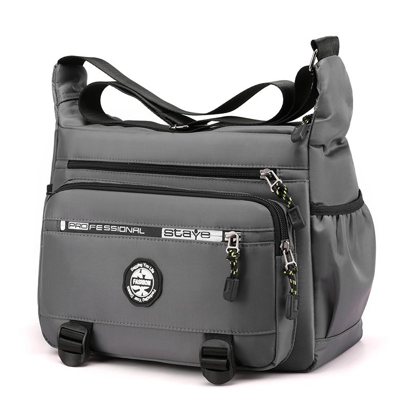 Men's Messenger Bag Crossbody Shoulder Bags Men Small Sling Pack for Work Business Waterproof Oxford Packs Satchel Purse