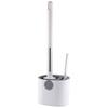 1 Set Toilet Brush Easy To Use with Base Universal Extended Grip Wall-mounted Cleaning Brush for Home