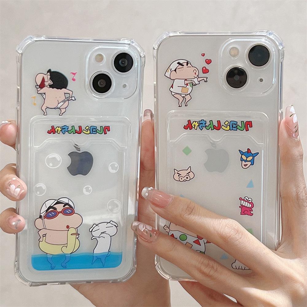 Funny Boy XR Kartensteckplatz Handyhülle für iPhone 11/12/13 Transparent XS Weiblich 15 Pro Max