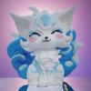 Non-Toxic 5760-Piece Blue Nine-Tailed Fox Building Blocks Diy Creative Toy Office Home Decor 14+