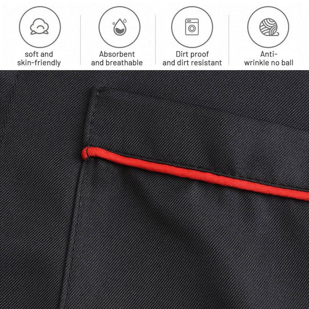 Haine de Bucătar cu Mânecă Lungă Scurtă Salopetă Unisex Uniformă Nouă de Bucătar Restaurant