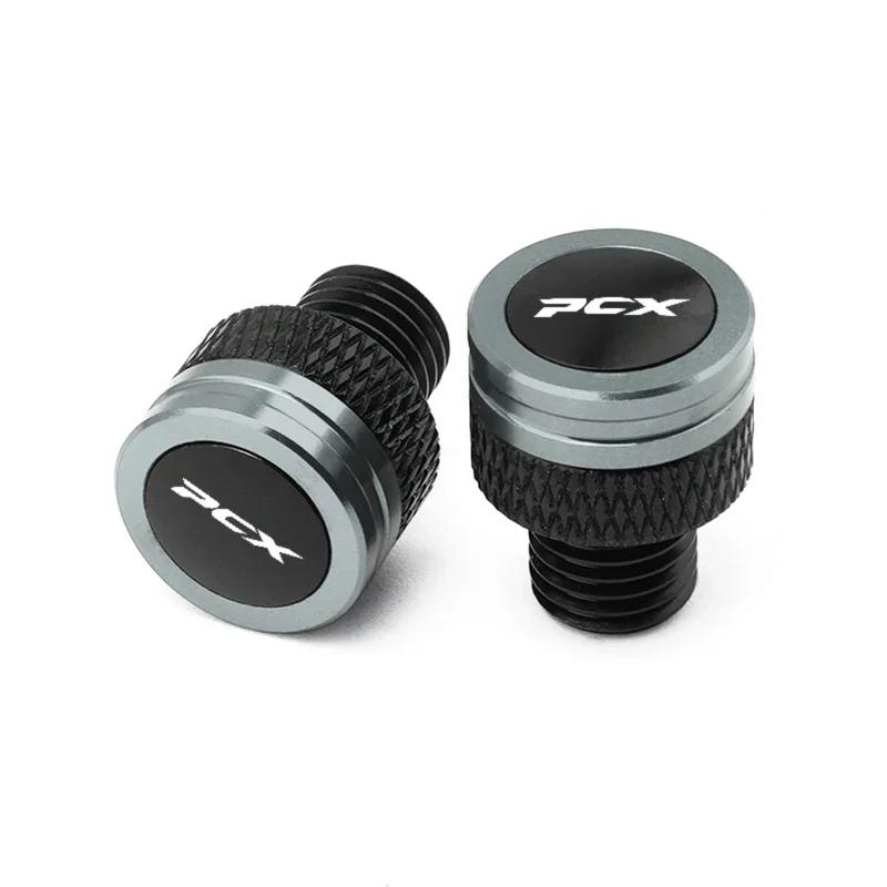 Motorcycle Accessories CNC Mirror Plug Hole Screw Cap Tire Valve Stem Caps Cover FOR HONDA PCX125 PCX150 PCX160 PCX 125 150 160