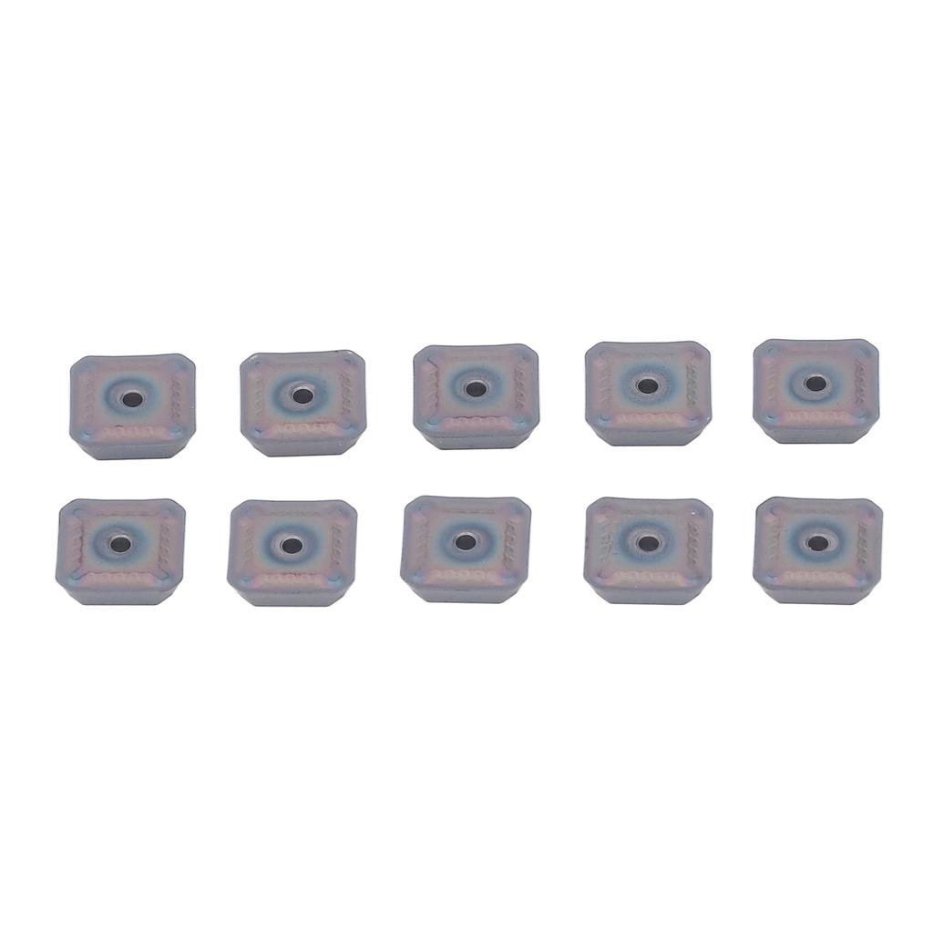 10 Stück Hartmetall Drehplatten Wendeplatten Beschichtete Klinge CNC Drehbank Klinge Metallfräswerkzeughalter