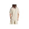 Adidas Trefoil Essentials Dye Pocket Tee Putty Grey Men Streetwear IS1763