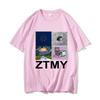 Zutomayo Albums Printing T-shirt Men and Women Couples Oversize Drop Shoulder Tide Short Sleeve Popular Loose Cotton Clothes