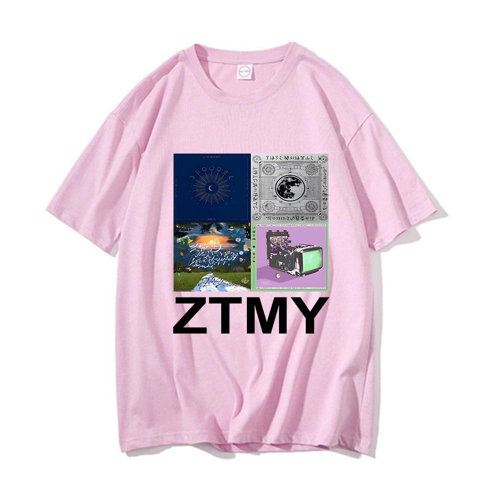 Zutomayo Albums Printing T-shirt Men and Women Couples Oversize Drop Shoulder Tide Short Sleeve Popular Loose Cotton Clothes