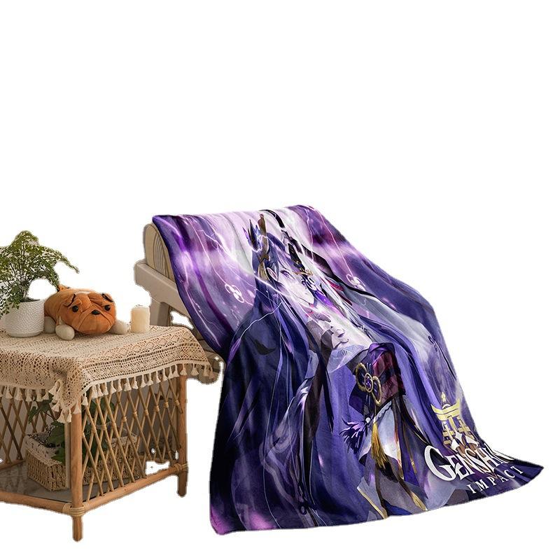 Cartoon Original God Series Flannel Blanket 3D Printed Sofa Blanket Thickened Blanket