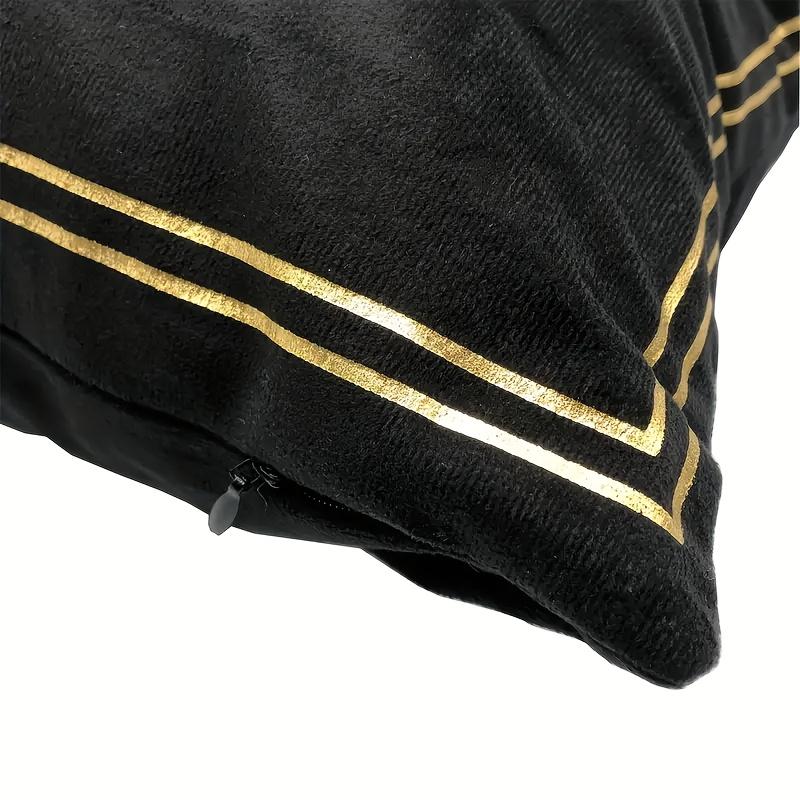 2 Pezzi Eleganti Federe per Cuscini Re e Regina con Corone Dorate, Ottime per l'Arredamento della Casa delle Coppie, Piccolo Regalo per le Feste