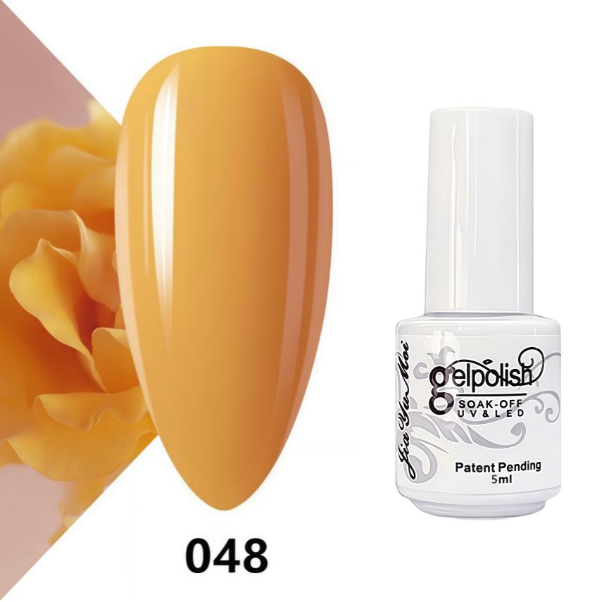 GELPOLISH Nail Art Set: Base, Top Coat, Transparent & White Gel Polishes