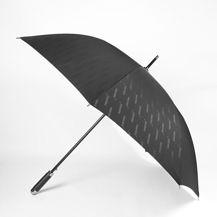 

Parachase-роскошный большой зонт для мужчин, большой деловой зонт от дождя для гольфа, зонты длиной 122 см, ветрозащитный, прочный, с полным принтом логотипа чёрный