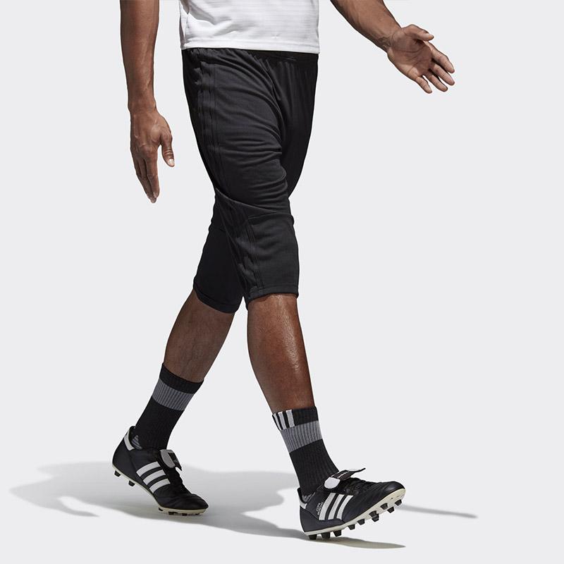 Adidas Football Training Running Capri Pants Men Bottoms Black CF4384