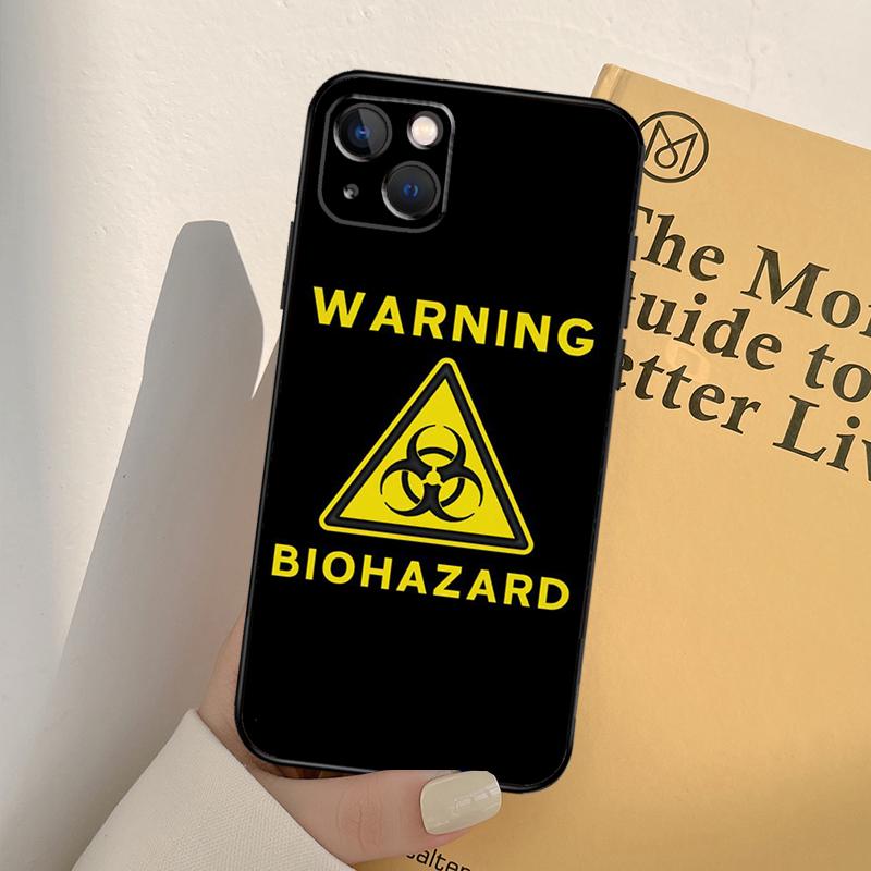 

Biohazard Symbol Phone Case For iPhone 17 16 15 14 13 12 11 Pro Max mini XR 16e 15 16 Plus 17 Air Full Cover iPhone 13 Pro