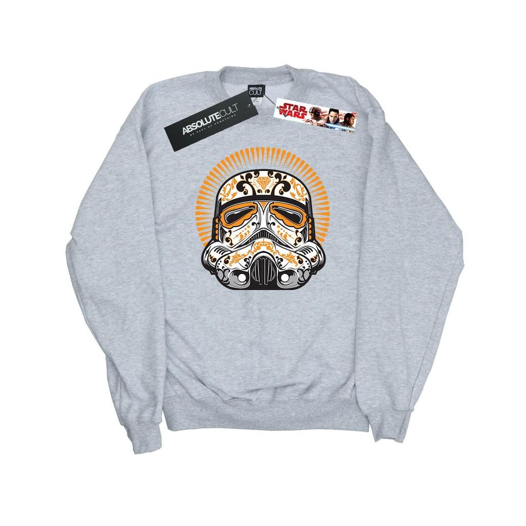 STAR WARS Mens Stormtrooper Dia De Los Muertos Sweatshirt
