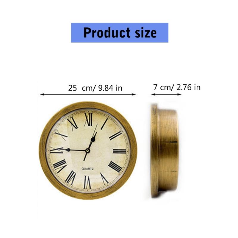 Wall Clock Storage Safe for Money Decorative Jewelry Holder with Hiddens Compartment Secure Cash Storage Container