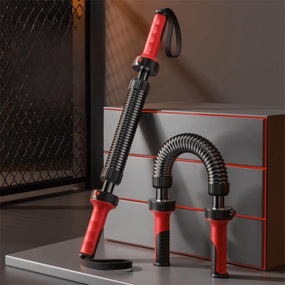 Ergonomic Fitness Spring Arm Strengthener Adjustable Spring Power Twister Bar  Indoor Home Fitness