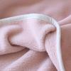2026 New Autumn/Winter Women's Pajama Set 100% Flannel Round Neck Thickened Solid Color Home Clothes Long Sleeve Two Piece Set