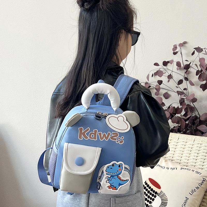 Dinosaur Cartoon Kindergarten School Bag Girl Backpack Children School Bag
