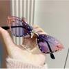 Y2K Spicy Girl Fashion Cat Eye Set with Diamond High Grade Sunglasses European and American Personalized Outdoor Party Trendy Wo