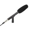 Short Shotgun Microphone, 3-Pin XLR Camera Microphone Cardioid Condenser Interview Microphone with 6.5mm Adapter, Two Pickup Modes