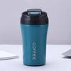 420ml Capacity Coffee Cup Flip Lid Vacuum Tumbler Creative Water Bottle  Travel