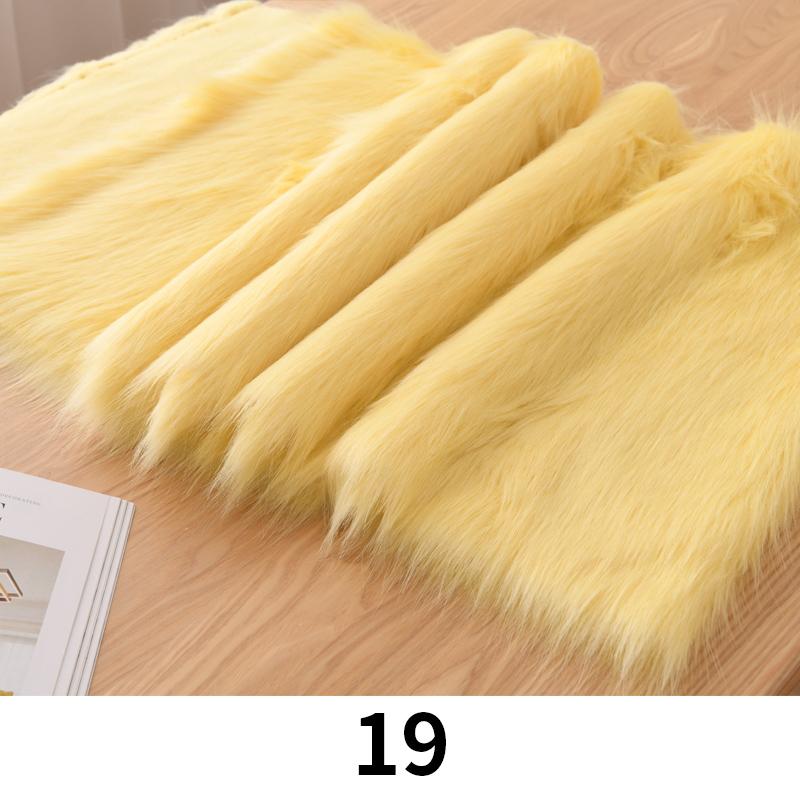 100*170cm Imitation Fox Fur Fabric 5cm Long Artificial Fur Plush Fabric For Diy Carpet Jewelry Phone Counter Cover Photo Props