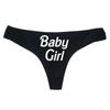 2025 Summer Women's Letter Print Thong Lingerie