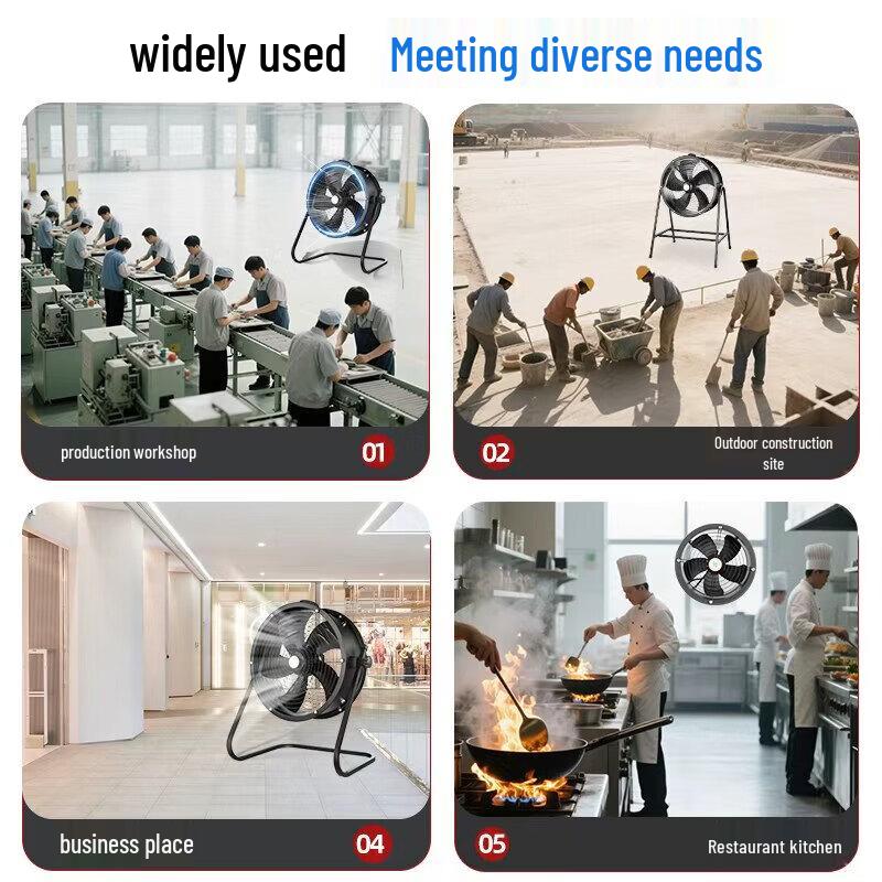 Industrial Fixed Axial Flow Fan CN Plug (adapter Included)