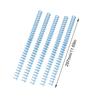 5Pcs 12mm Plastic Binding Comb 30 Rings Binding Coil 30-Rings Binder Spine for Refillable Journal Planner Notebook