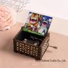 Hayao Miyazaki-Inspired Hand-Cranked Wooden Music Box - Creative Childlike Birthday Gift