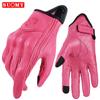 SUOMY Leather Motorcycle Riding Gloves - Touchscreen, Wear-Resistant for Men & Women