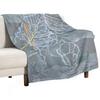 Northstar Resort Trail Map Throw Blanket Hairy Sofa Quilt Cute Plaid Travel Blankets