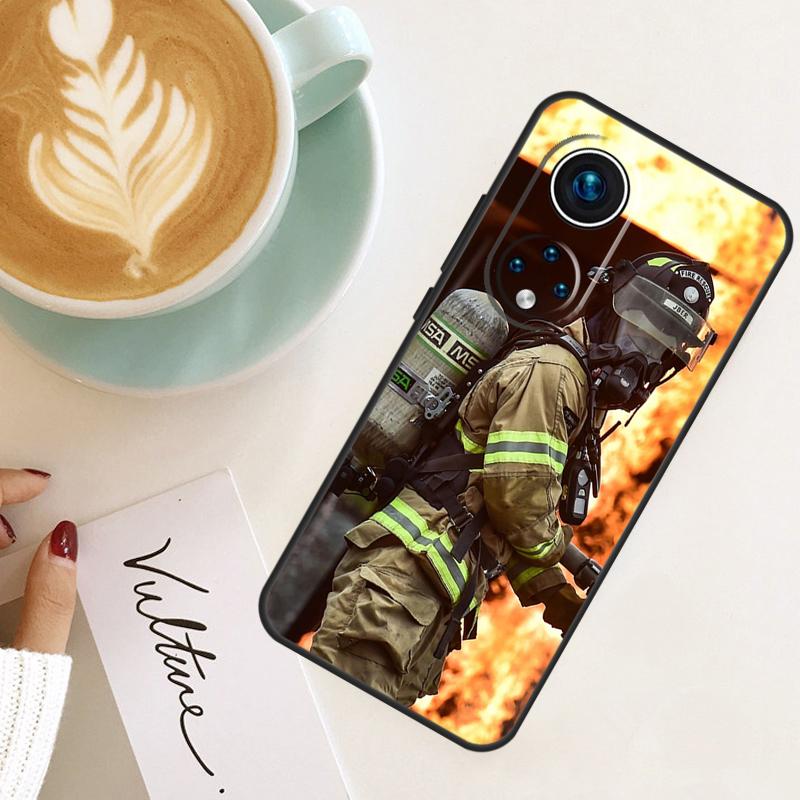 Firefighter Heroes For Honor Magic 7 Lite 6 8 Pro Case For Honor 400 200 50 70 90 X8c X8b X9a X9b X9c X9d Win RT