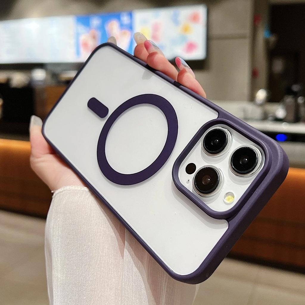 Slim Fit Magnetic Case for For Iphone 17 16 15 14 Plus 13 12 11 Pro Max Case For Magsafe Transprent Case Shockproof Protective Cover
