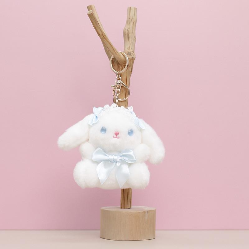 Rabbit Plush Lolita Keychain Bag Decoration Animal Pendant Gift Cartoon Doll