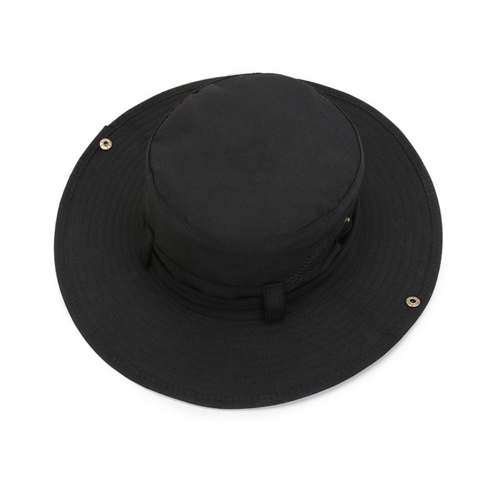 UV Protection Men Bucket Hat Wide Brim Sun Hat Fashion Hiking Hats
